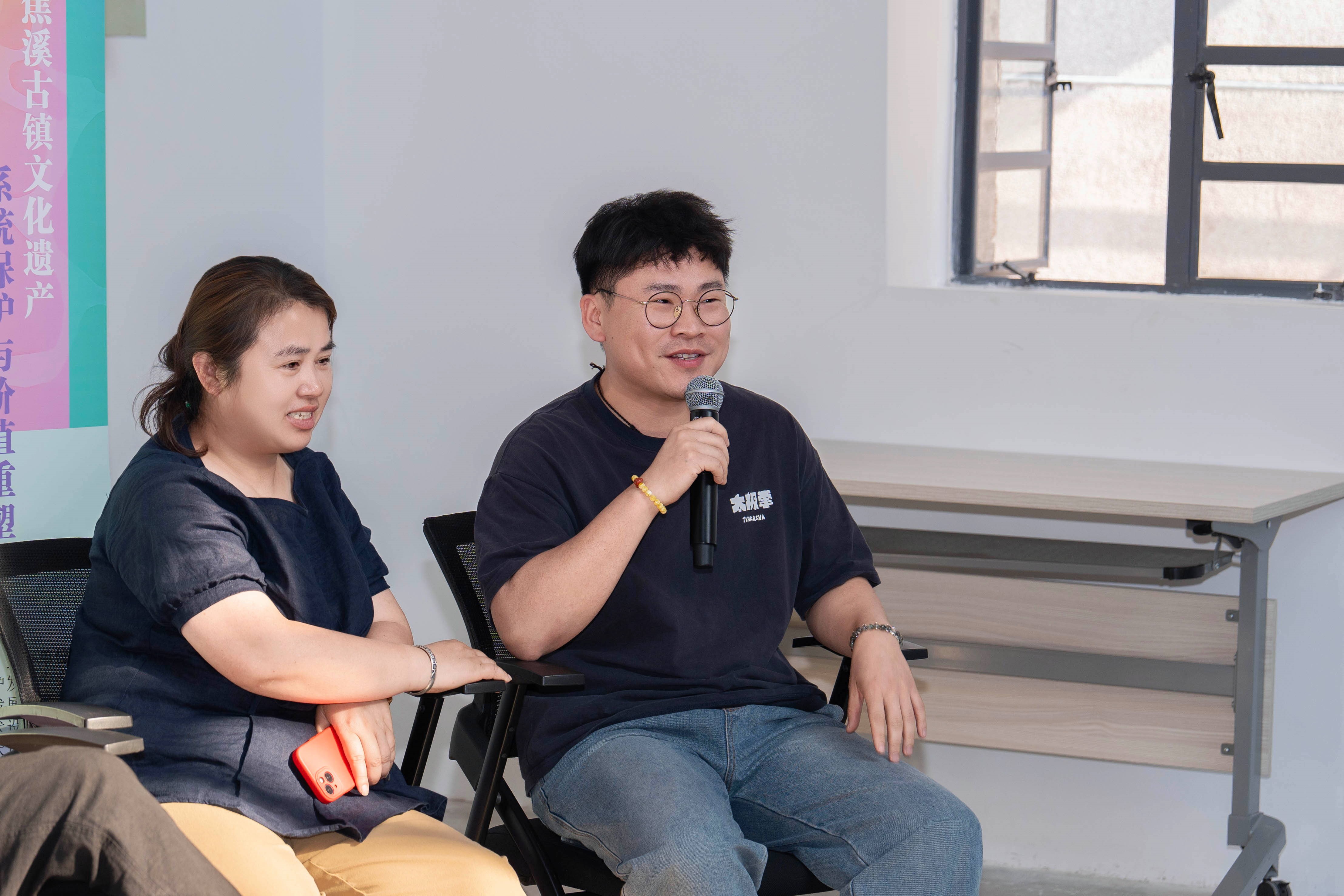 25-90后返乡创业青年代表汤臻溢发言